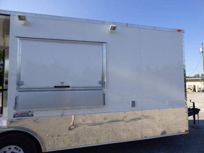 571-8.5-x-22-concession-white-bbq-food-event-catering-trailer-16.jpg 8.5' x 22' Concession White BBQ Food Event Catering Trailer