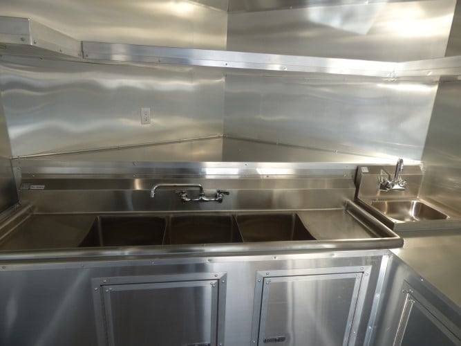 571-8.5-x-22-concession-white-bbq-food-event-catering-trailer-19.jpg 8.5' x 22' Concession White BBQ Food Event Catering Trailer