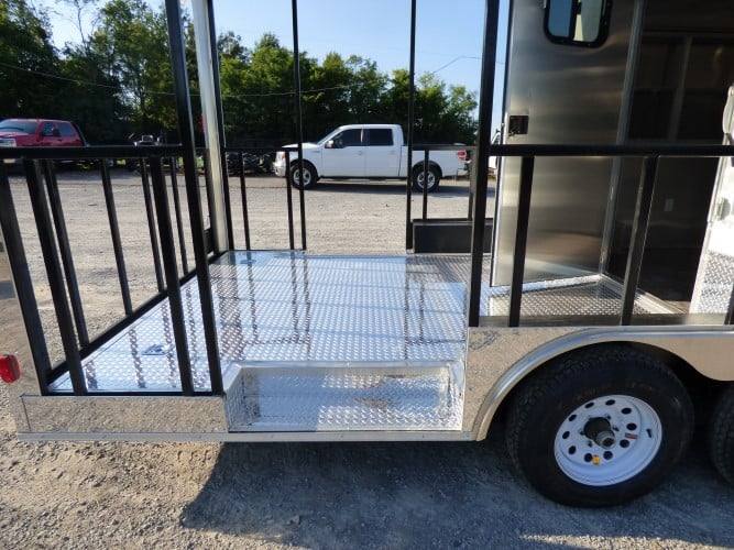 571-8.5-x-22-concession-white-bbq-food-event-catering-trailer-21.jpg 8.5' x 22' Concession White BBQ Food Event Catering Trailer