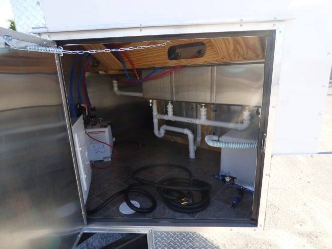 571-8.5-x-22-concession-white-bbq-food-event-catering-trailer-3.jpg 8.5' x 22' Concession White BBQ Food Event Catering Trailer