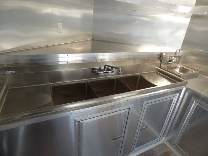 571-8.5-x-22-concession-white-bbq-food-event-catering-trailer-7.jpg 8.5' x 22' Concession White BBQ Food Event Catering Trailer
