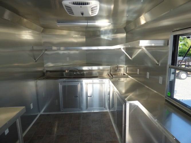 571-8.5-x-22-concession-white-bbq-food-event-catering-trailer-9.jpg 8.5' x 22' Concession White BBQ Food Event Catering Trailer