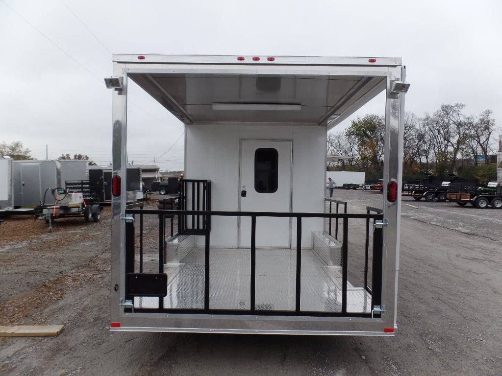 572-8.5-x-22-concessions-food-white-bbq-event-trailer-16.jpg 8.5' x 22' Concessions Food White BBQ Event Trailer