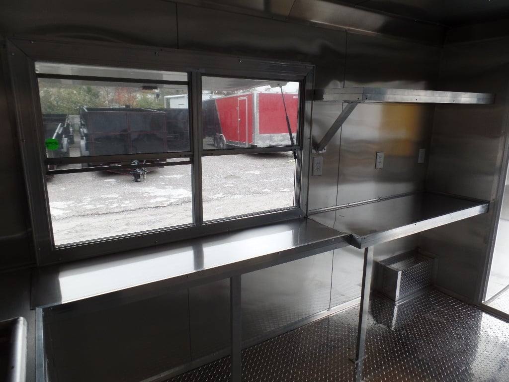572-8.5-x-22-concessions-food-white-bbq-event-trailer-6.jpg 8.5' x 22' Concessions Food White BBQ Event Trailer