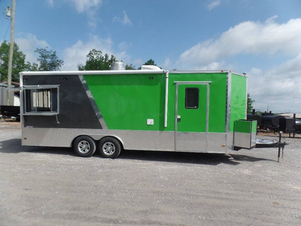 576-8.5-x-22-electric-green-concession-food-trailer-1.jpg 8.5' x 22' Electric Green Concession Food Trailer