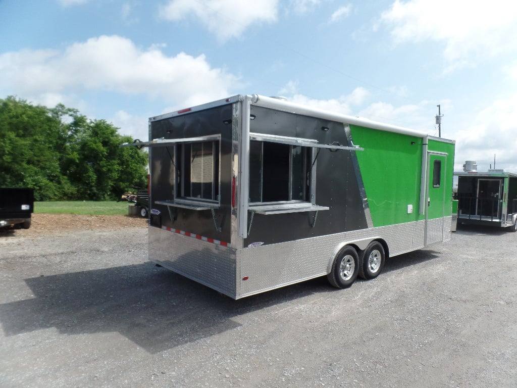 576-8.5-x-22-electric-green-concession-food-trailer-5.jpg 8.5' x 22' Electric Green Concession Food Trailer