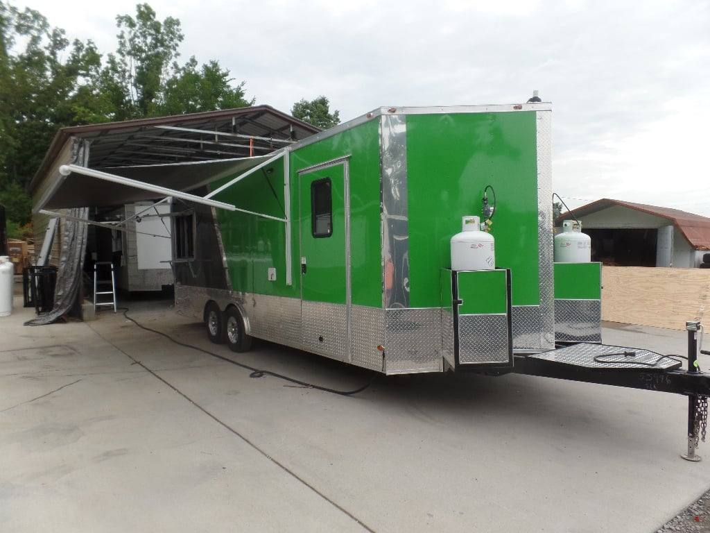 577-8.5-x-22-electric-green-concession-food-trailer-with-appliances-11.jpg 8.5' x 22' Electric Green Concession Food Trailer With Appliances