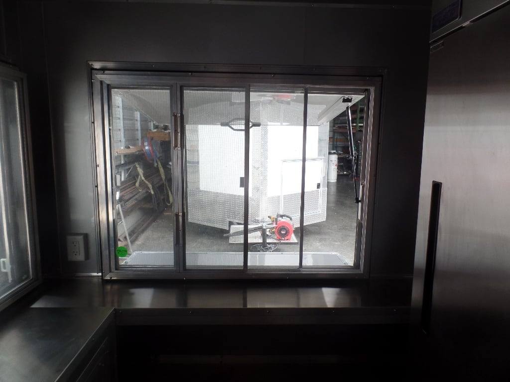 577-8.5-x-22-electric-green-concession-food-trailer-with-appliances-2.jpg 8.5' x 22' Electric Green Concession Food Trailer With Appliances
