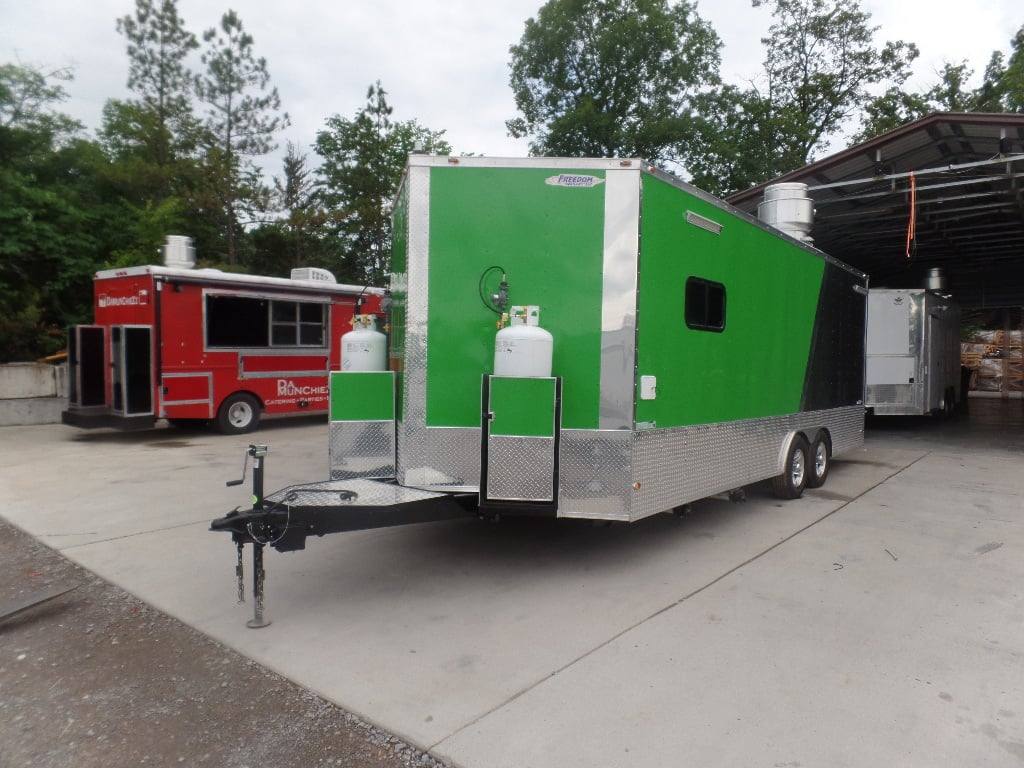 577-8.5-x-22-electric-green-concession-food-trailer-with-appliances-26.jpg 8.5' x 22' Electric Green Concession Food Trailer With Appliances