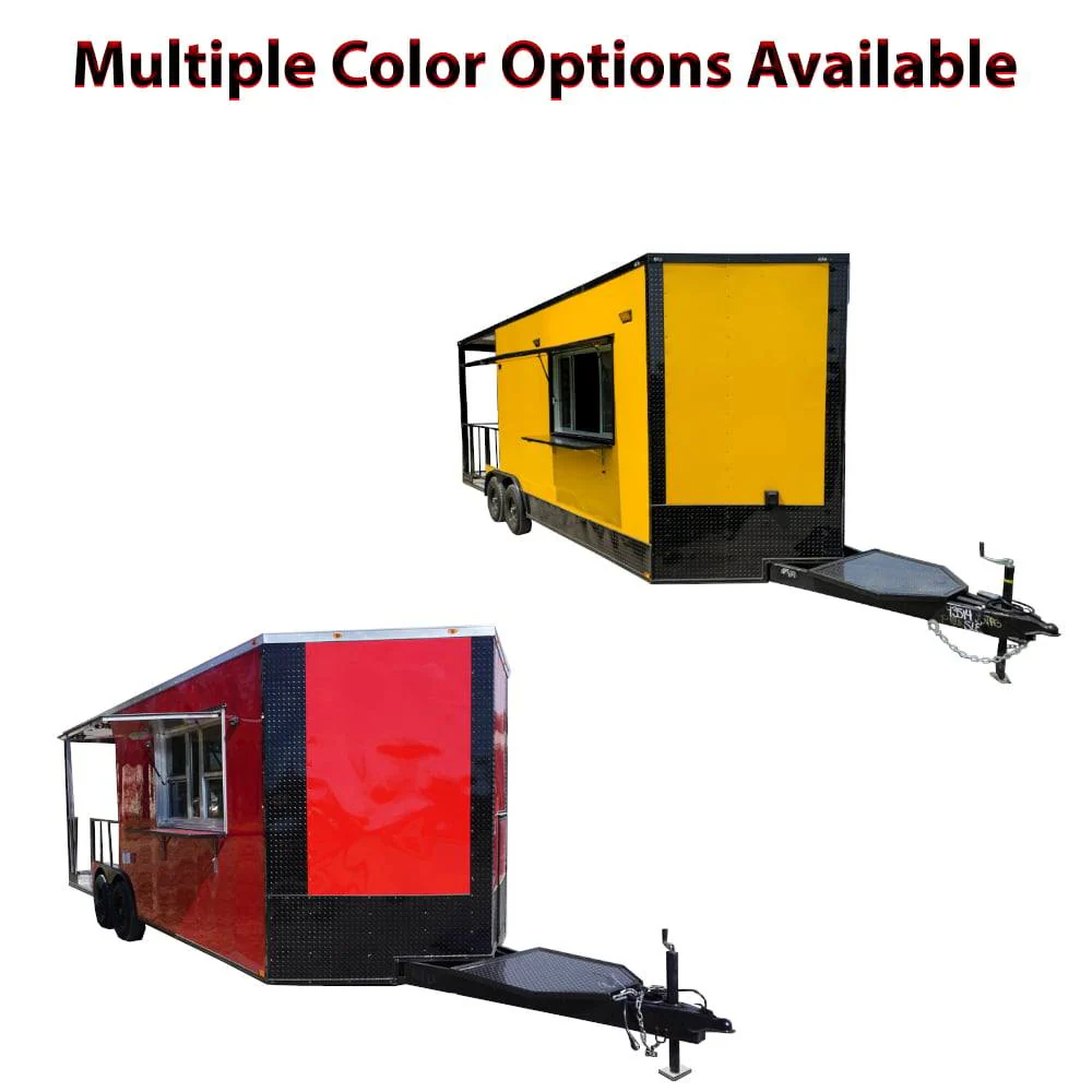 578-8.5-x-22-elite-blackout-concession-bbq-food-event-trailer-1.webp 8.5' X 22' Elite Blackout Concession BBQ Food Event Trailer
