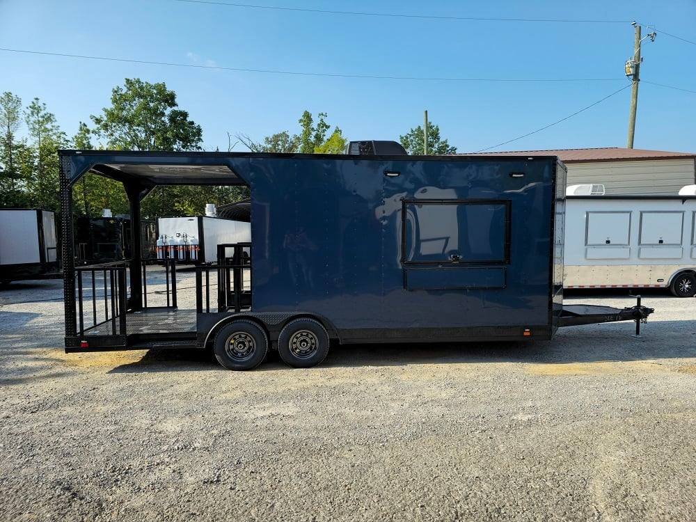 578-8.5-x-22-elite-blackout-concession-bbq-food-event-trailer-102.jpg 8.5' X 22' Elite Blackout Concession BBQ Food Event Trailer