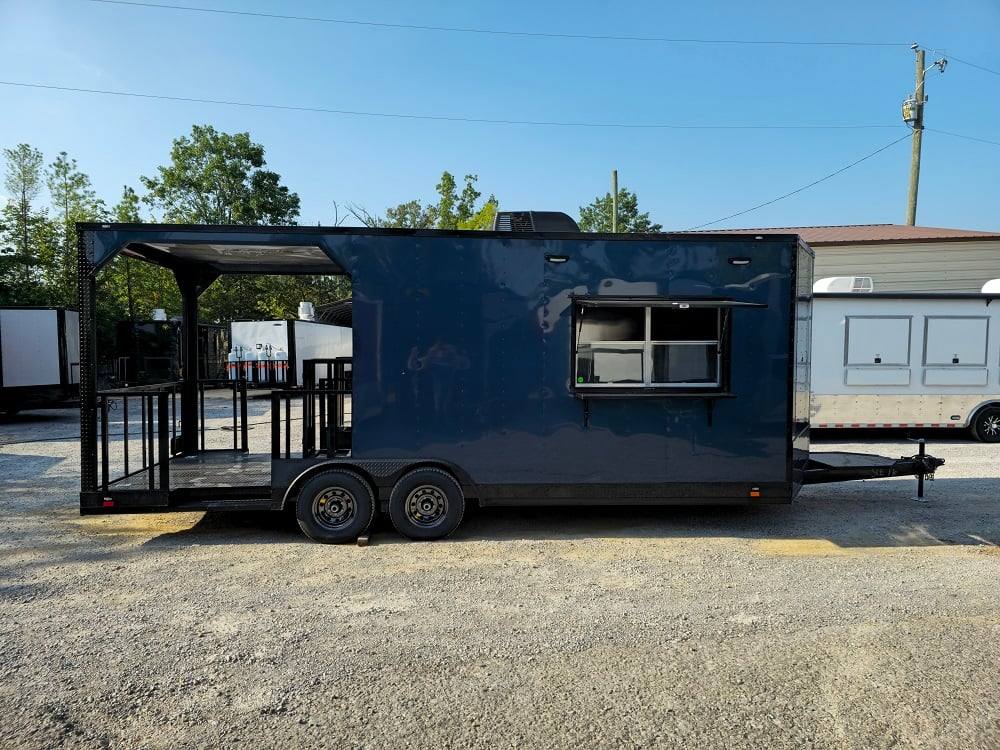 578-8.5-x-22-elite-blackout-concession-bbq-food-event-trailer-113.jpg 8.5' X 22' Elite Blackout Concession BBQ Food Event Trailer