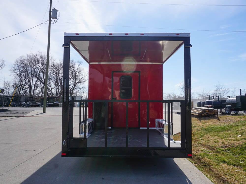 578-8.5-x-22-elite-blackout-concession-bbq-food-event-trailer-14.jpg 8.5' X 22' Elite Blackout Concession BBQ Food Event Trailer