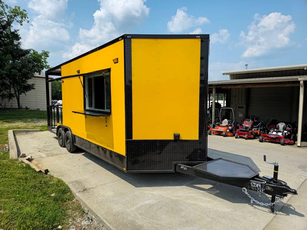 578-8.5-x-22-elite-blackout-concession-bbq-food-event-trailer-3.jpg 8.5' X 22' Elite Blackout Concession BBQ Food Event Trailer