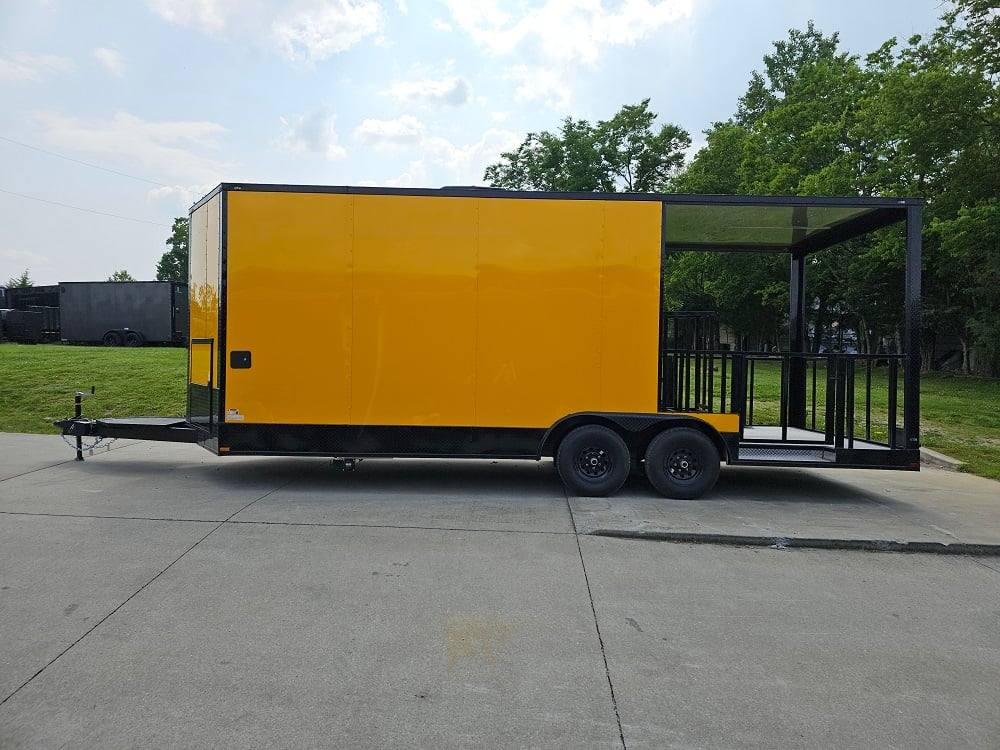 578-8.5-x-22-elite-blackout-concession-bbq-food-event-trailer-50.jpg 8.5' X 22' Elite Blackout Concession BBQ Food Event Trailer