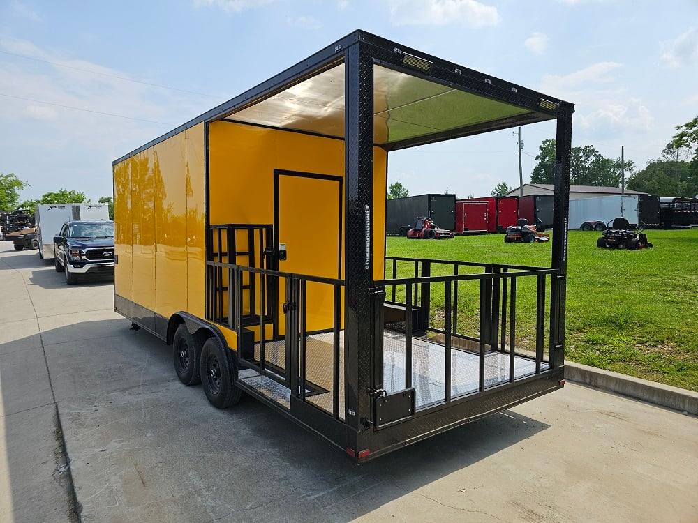 578-8.5-x-22-elite-blackout-concession-bbq-food-event-trailer-52.jpg 8.5' X 22' Elite Blackout Concession BBQ Food Event Trailer