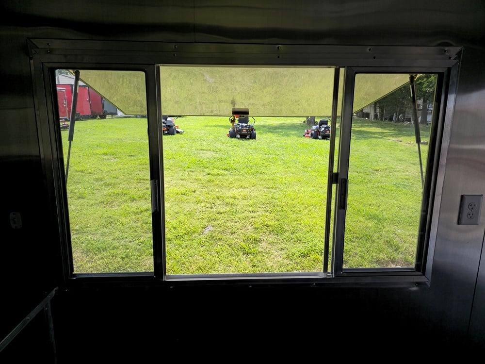 578-8.5-x-22-elite-blackout-concession-bbq-food-event-trailer-63.jpg 8.5' X 22' Elite Blackout Concession BBQ Food Event Trailer