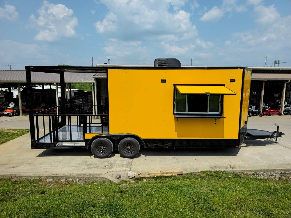 578-8.5-x-22-elite-blackout-concession-bbq-food-event-trailer-70.jpg 8.5' X 22' Elite Blackout Concession BBQ Food Event Trailer