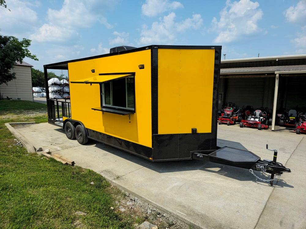 578-8.5-x-22-elite-blackout-concession-bbq-food-event-trailer-71.jpg 8.5' X 22' Elite Blackout Concession BBQ Food Event Trailer