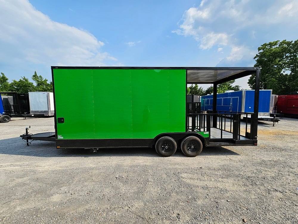 578-8.5-x-22-elite-blackout-concession-bbq-food-event-trailer-78.jpg 8.5' X 22' Elite Blackout Concession BBQ Food Event Trailer