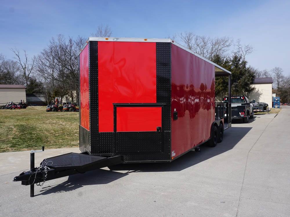 578-8.5-x-22-elite-blackout-concession-bbq-food-event-trailer-8.jpg 8.5' X 22' Elite Blackout Concession BBQ Food Event Trailer