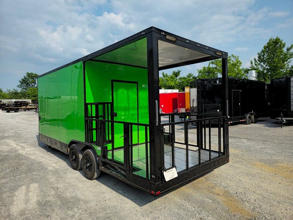 578-8.5-x-22-elite-blackout-concession-bbq-food-event-trailer-80.jpg 8.5' X 22' Elite Blackout Concession BBQ Food Event Trailer