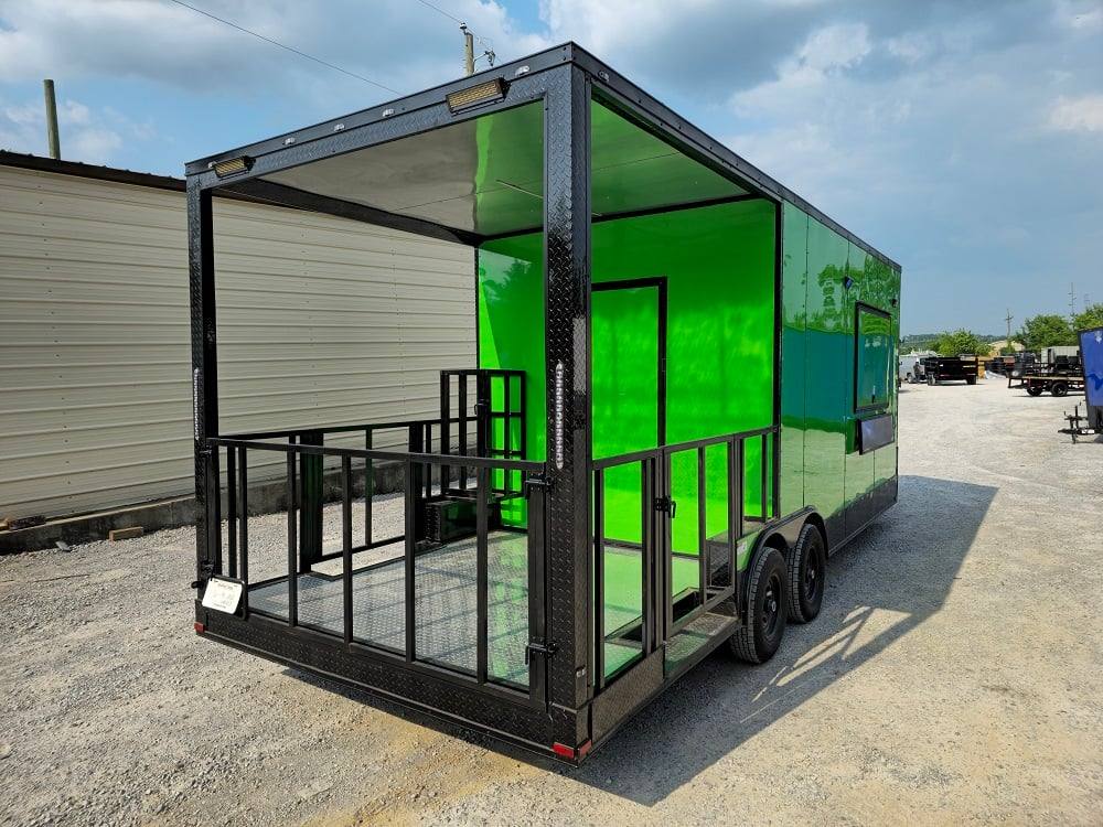 578-8.5-x-22-elite-blackout-concession-bbq-food-event-trailer-82.jpg 8.5' X 22' Elite Blackout Concession BBQ Food Event Trailer