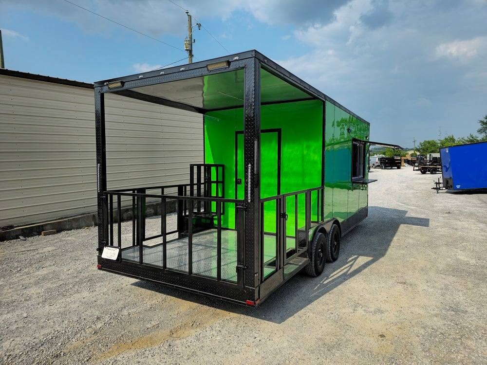 578-8.5-x-22-elite-blackout-concession-bbq-food-event-trailer-86.jpg 8.5' X 22' Elite Blackout Concession BBQ Food Event Trailer