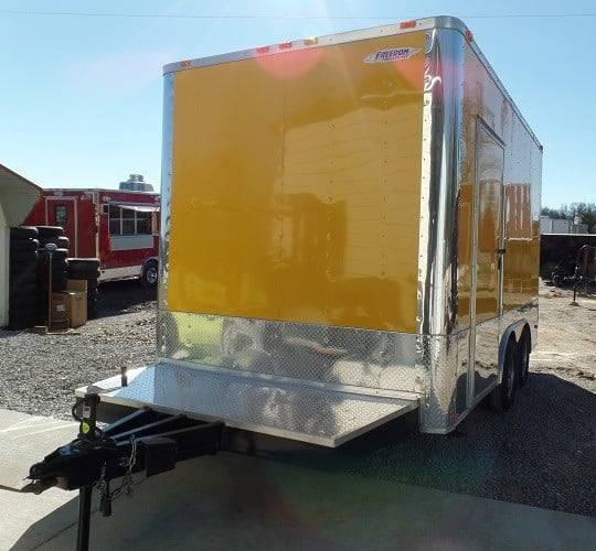58-8.5-x-14-concession-food-trailer-yellow-event-catering-2.jpg 8.5' x 14' Concession Food Trailer Yellow Event Catering