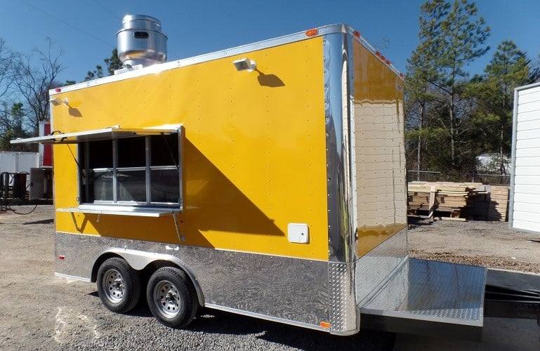 58-8.5-x-14-concession-food-trailer-yellow-event-catering-25.jpg 8.5' x 14' Concession Food Trailer Yellow Event Catering