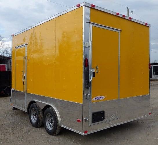 58-8.5-x-14-concession-food-trailer-yellow-event-catering-3.jpg 8.5' x 14' Concession Food Trailer Yellow Event Catering