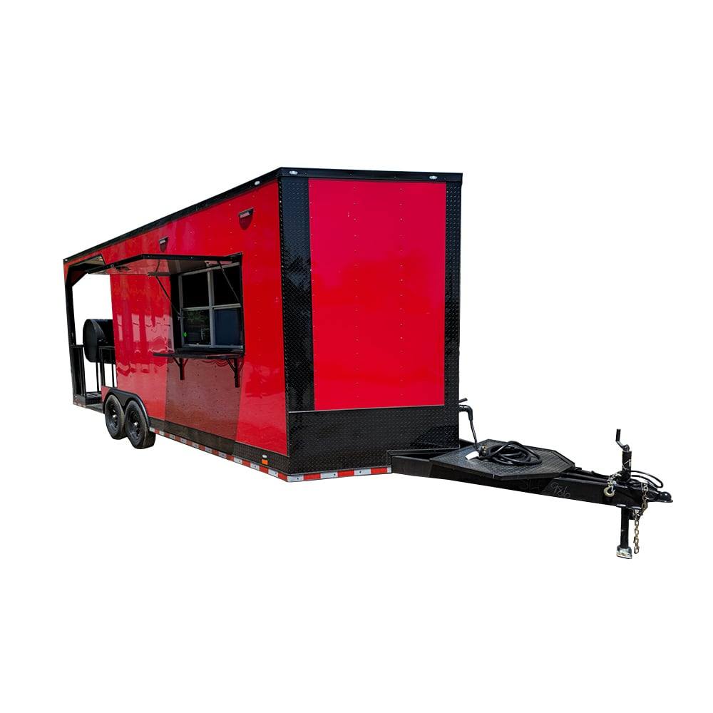 8.5' X 22' Elite Concession Trailer with BBQ Smoker