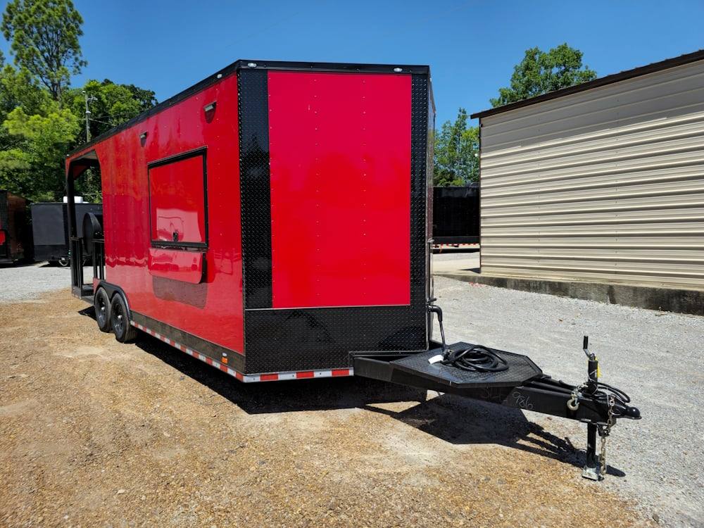 8.5' X 22' Elite Concession Trailer with BBQ Smoker