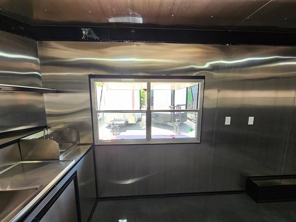 8.5' X 22' Elite Concession Trailer with BBQ Smoker