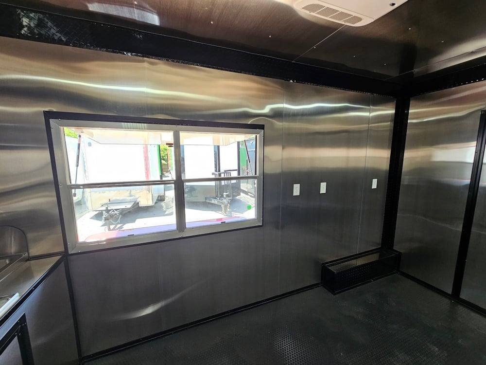 8.5' X 22' Elite Concession Trailer with BBQ Smoker