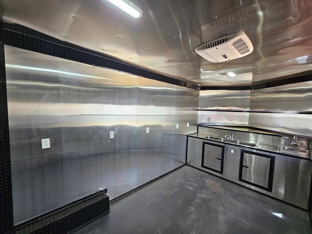 8.5' X 22' Elite Concession Trailer with BBQ Smoker