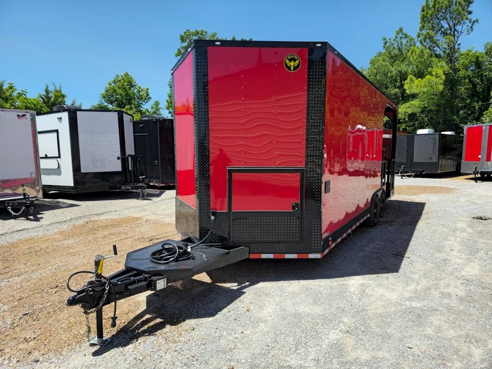8.5' X 22' Elite Concession Trailer with BBQ Smoker