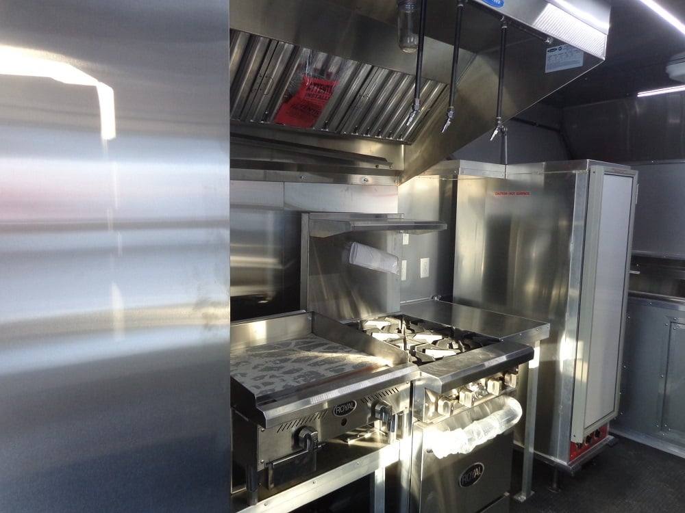 583-8.5-x-22-flat-front-red-concession-porch-style-trailer-with-appliances-21.jpg 8.5' x 22' Flat Front Red Concession Porch Style Trailer With Appliances