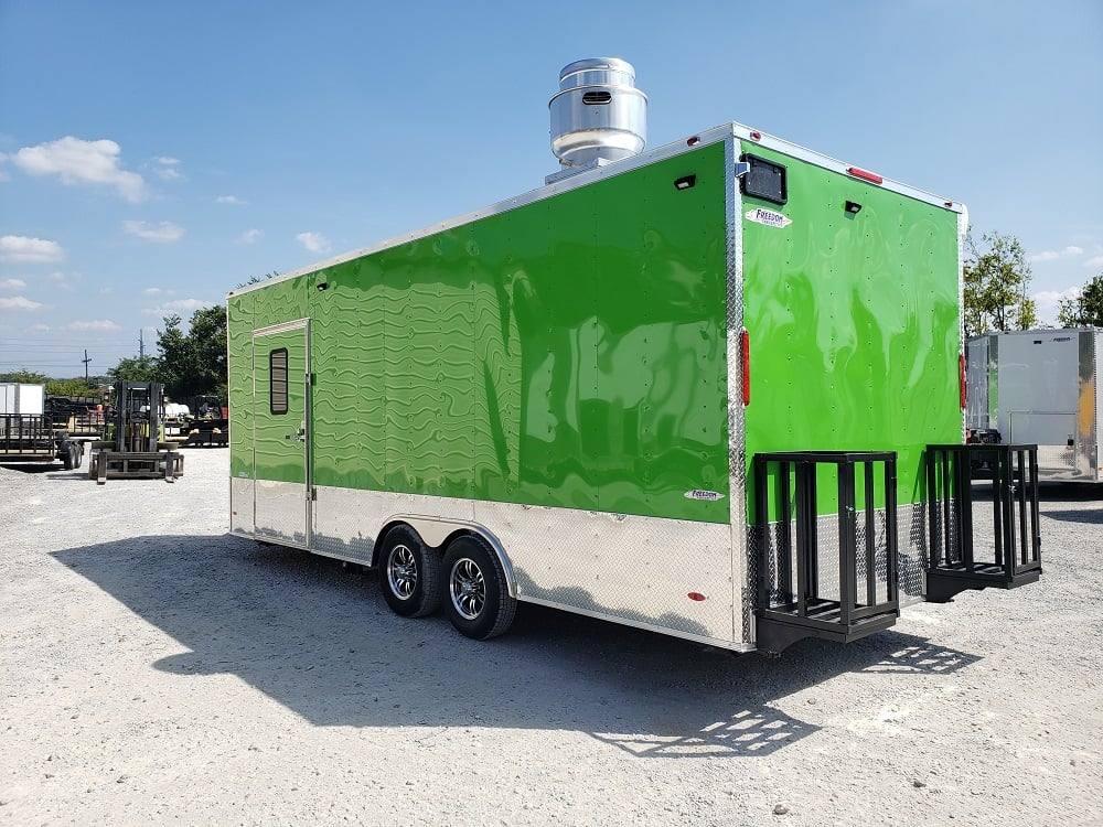 585-8.5-x-22-lime-green-food-concession-trailer-15.jpg 8.5' x 22' Lime Green Food Concession Trailer