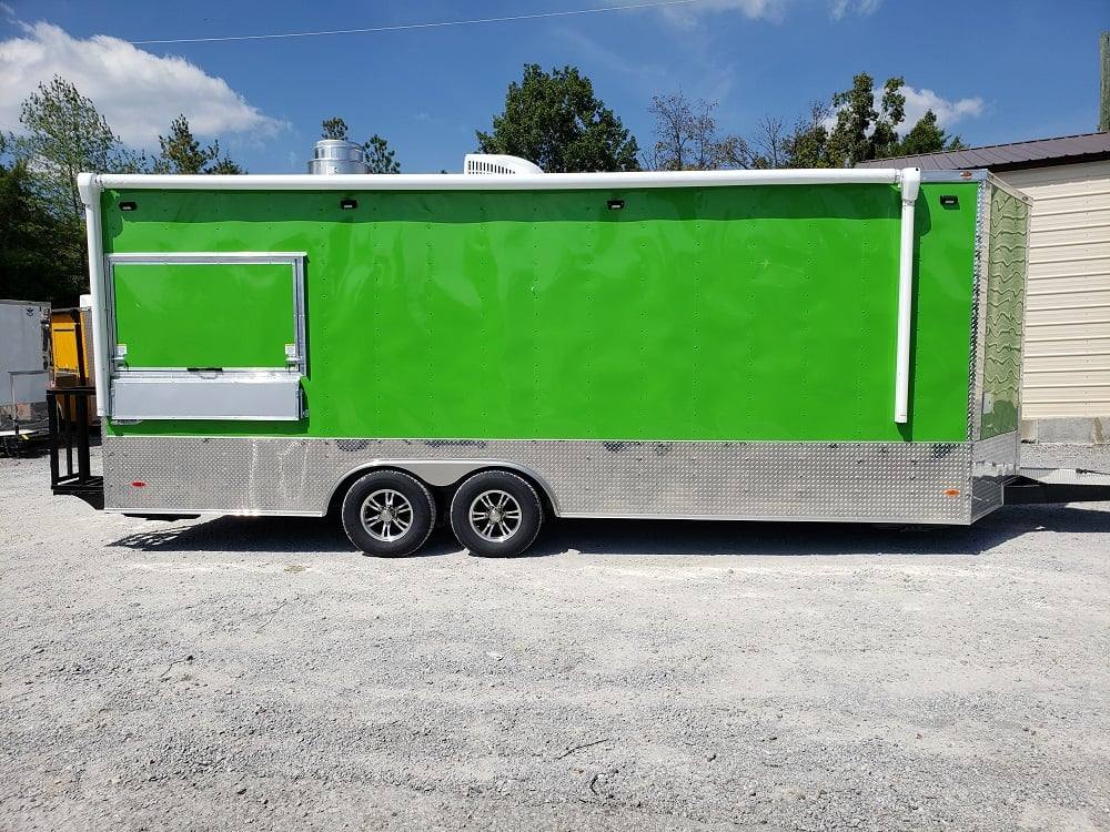 585-8.5-x-22-lime-green-food-concession-trailer-21.jpg 8.5' x 22' Lime Green Food Concession Trailer