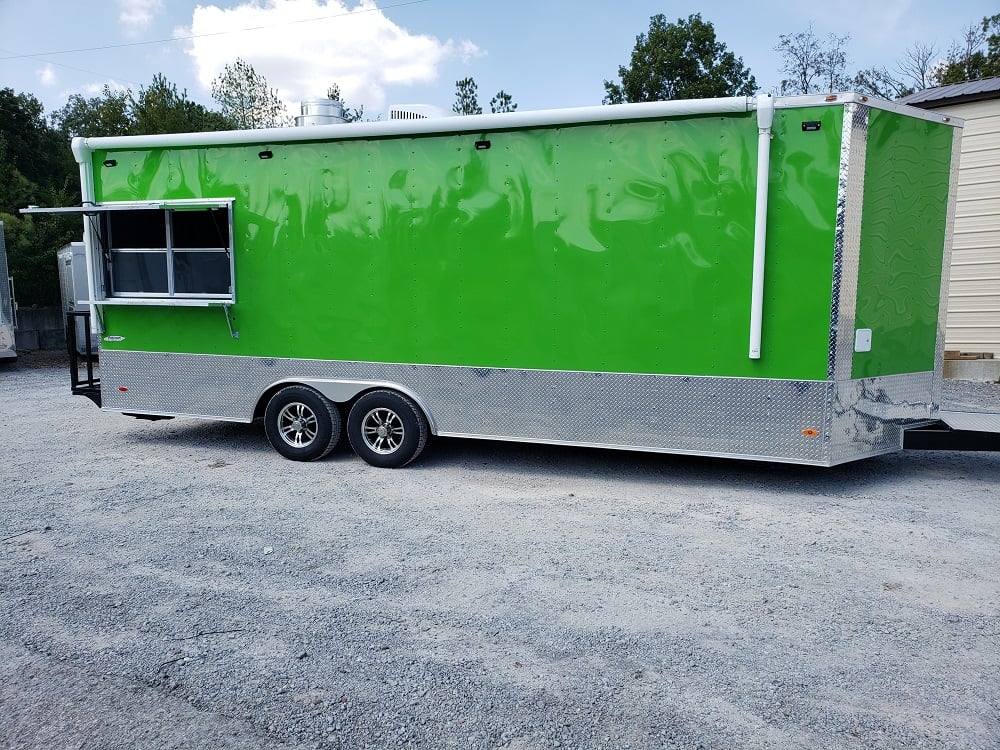 585-8.5-x-22-lime-green-food-concession-trailer-24.jpg 8.5' x 22' Lime Green Food Concession Trailer