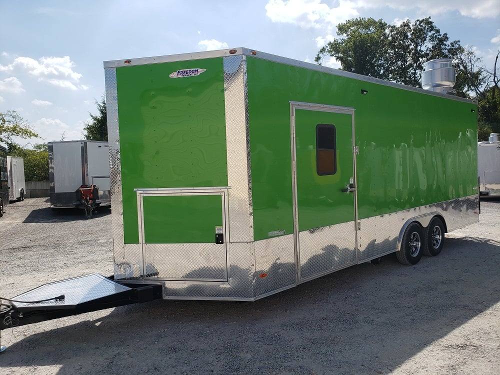 585-8.5-x-22-lime-green-food-concession-trailer-6.jpg 8.5' x 22' Lime Green Food Concession Trailer
