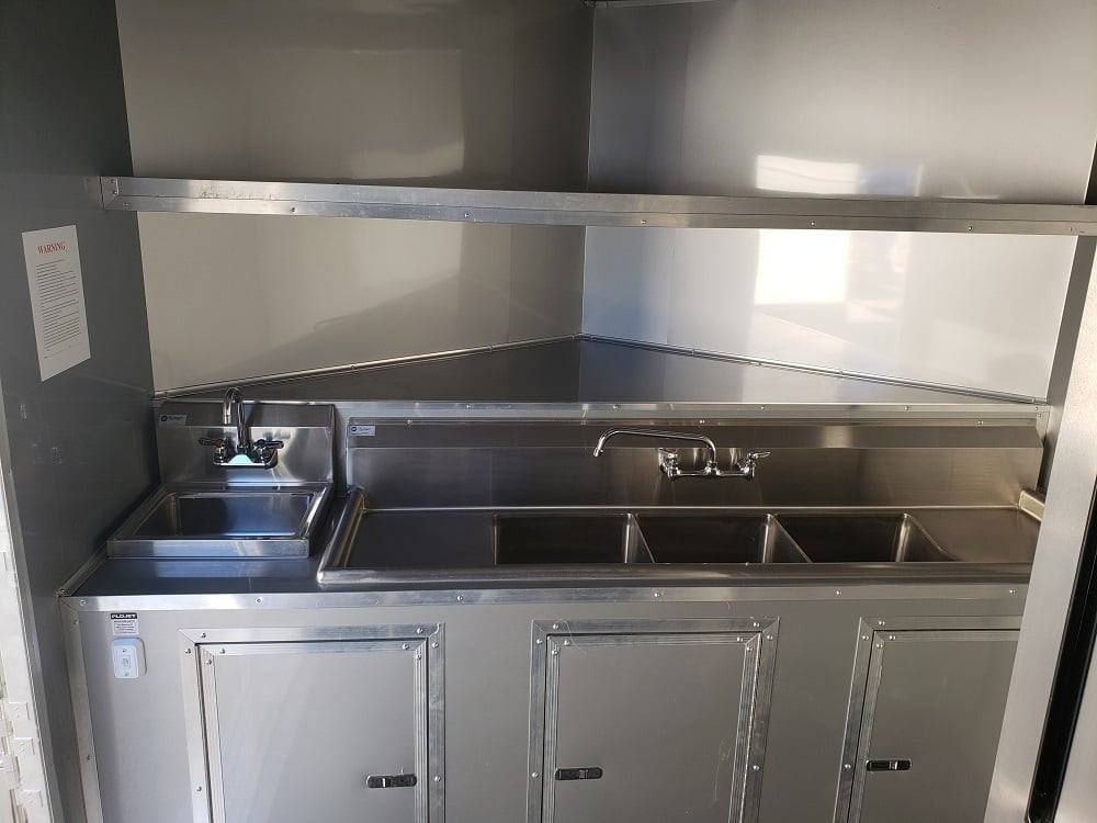 8.5' x 22' Lime Green Food Concession Trailer With Appliances