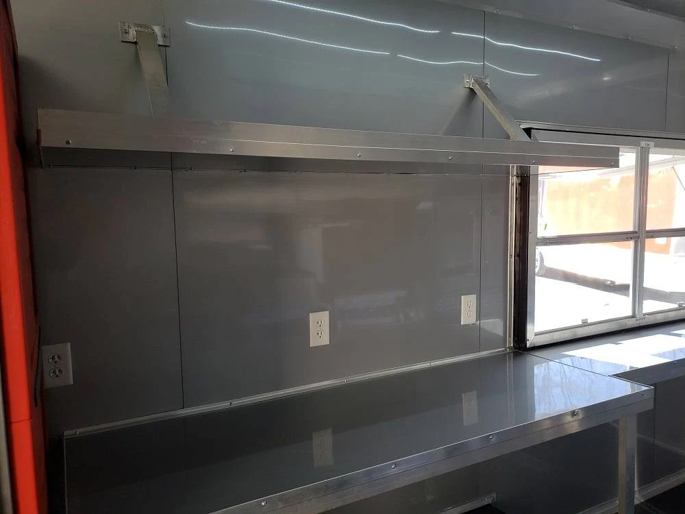 8.5' x 22' Lime Green Food Concession Trailer With Appliances