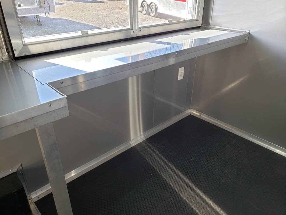 8.5' x 22' Lime Green Food Concession Trailer With Appliances