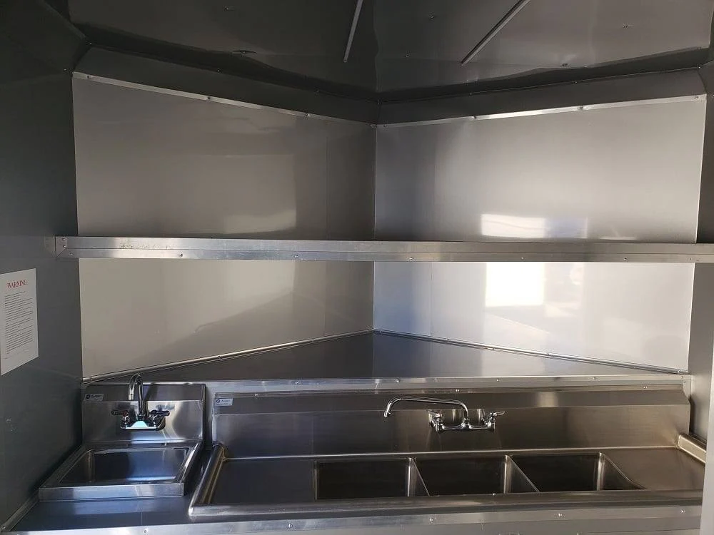 8.5' x 22' Lime Green Food Concession Trailer With Appliances