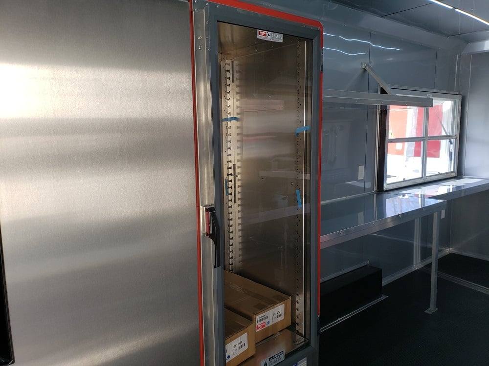 8.5' x 22' Lime Green Food Concession Trailer With Appliances