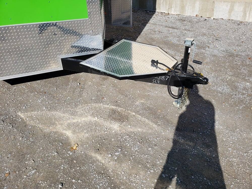 8.5' x 22' Lime Green Food Concession Trailer With Appliances