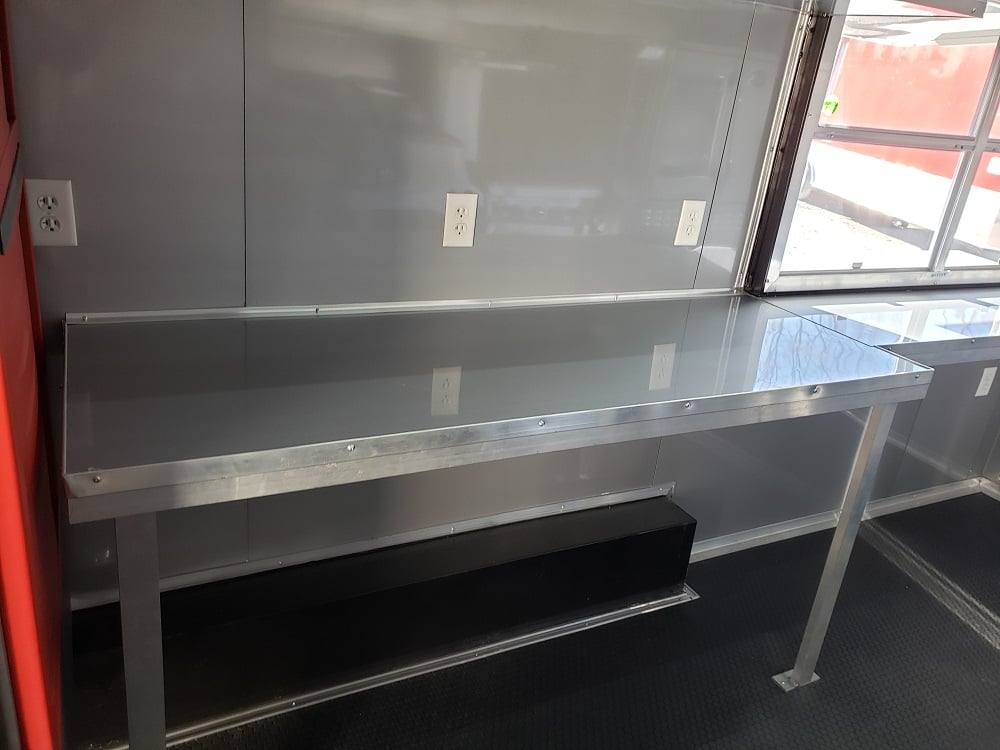 8.5' x 22' Lime Green Food Concession Trailer With Appliances
