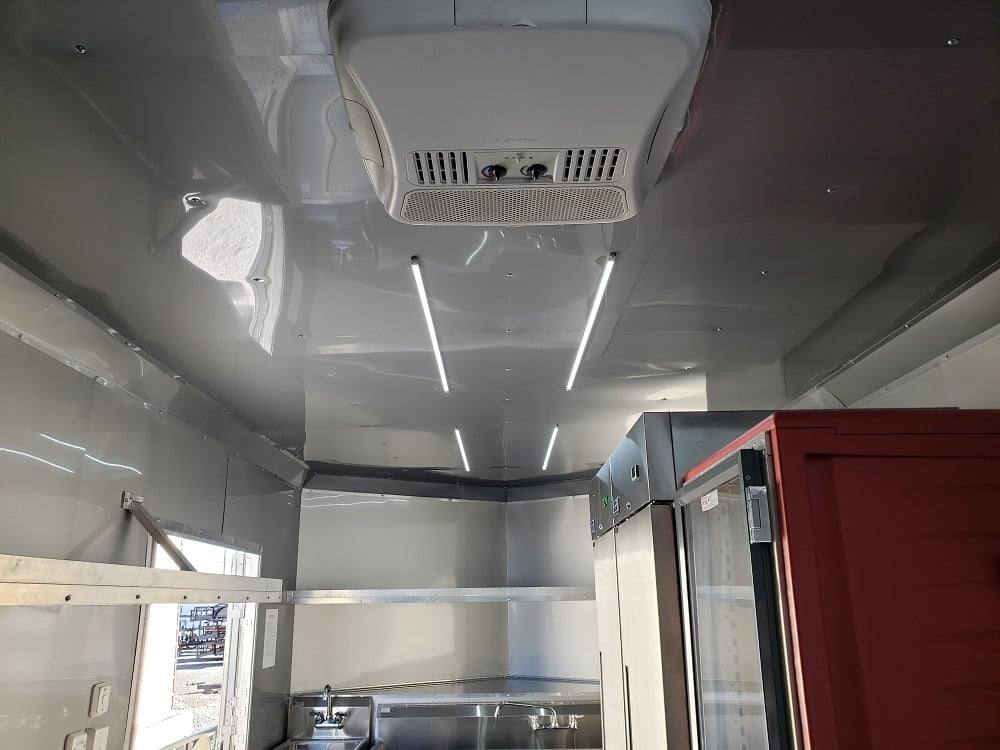 8.5' x 22' Lime Green Food Concession Trailer With Appliances